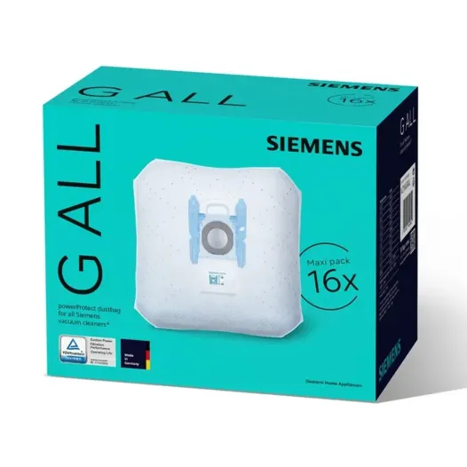 Sacs pour aspirateur Siemens PowerProtect, type G ALL (16 pièces)