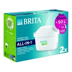 Filtre à eau BRITA MAXTRA PRO ALL-IN-1, lot de 2