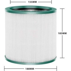 Filtre HEPA Alapure compatible avec les modèles Dyson TP03 / TP02 / TP01 / BP01 / 967089-17