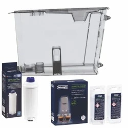 Kit d'entretien Delonghi pour machine à café : réservoir d'eau + filtre à eau + détartrant AS00007802