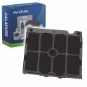 Filtre à charbon Alapure Longlife avec support de filtre, compatible avec Elica F00258/2