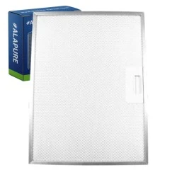 Filtre métallique Alapure compatible avec Elica ACC0193430 357 x 270 x 9 mm