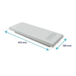 Porte de compartiment congélateur Zoppas 470 x 180 mm / 2063754028