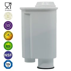 Filtre à eau Alapure compatible avec la machine Philips Saeco CA6702/1