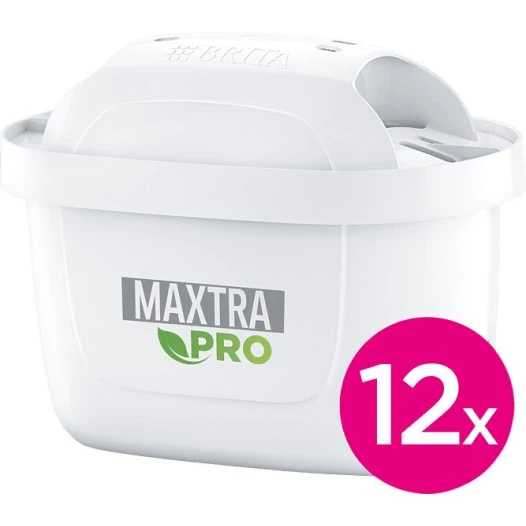 Carafe filtrante Brita Marella Cool 2,4 L + 12 cartouches filtrantes Maxtra Pro All-in-1, blanc
