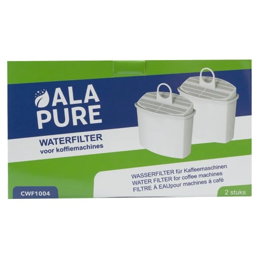 Filtre à eau Alapure compatible avec le modèle Braun KWF2 (2 pièces)