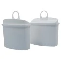 Filtre à eau Alapure compatible avec le modèle Braun KWF2 (2 pièces)