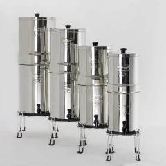 Support British Berkefeld Deluxe en acier inoxydable