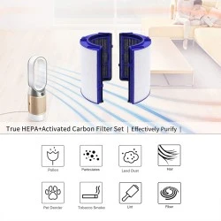 Filtre HEPA Alapure compatible avec les modèles Dyson PH01, PH02, HP06 et TP06