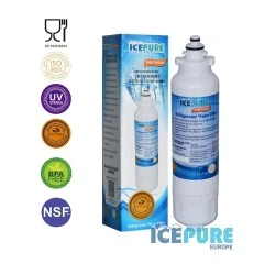 Filtre à eau Icepure compatible avec le modèle LG ADQ73613401 LT800P