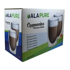 Verres thermiques à double paroi Alapure Scanpart « Cappuccino »