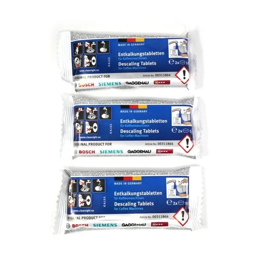 Pastilles détartrantes Gaggenau 00311864 / 311556 / TCZ6002 / TZ60002 / 311864