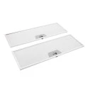 Filtre métallique Progress 50286534008 137 x 410 mm (2 pièces)