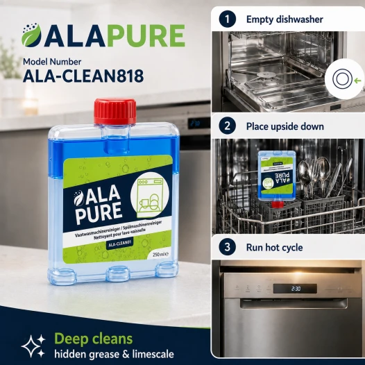 Nettoyant et détartrant Alapure compatible avec les modèles WPRO 484000008847 / LIQ201 (2 pièces)