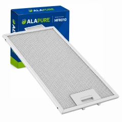 Filtre métallique Alapure compatible avec le modèle AEG 4055101697, 325 x 197 x 10 mm