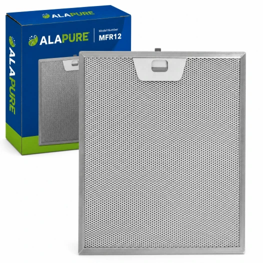 Filtre métallique Alapure compatible avec le modèle Faber 1330071330, 300 x 252 x 9 mm