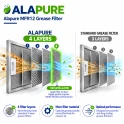 Filtre métallique Alapure compatible avec le modèle Faber 1330071330, 300 x 252 x 9 mm