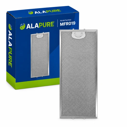 Filtre métallique Alapure compatible avec l'Etna 401468 / 89001193 468 x 183 x 7 mm