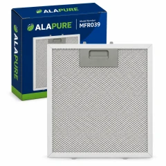 Filtre métallique Alapure compatible avec le modèle Klarstein 10034872, 230 x 257 mm