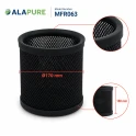Filtre métallique Alapure compatible avec le modèle AEG 4055380499, 170 x 180 mm