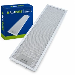 Filtre métallique Alapure compatible avec le modèle AEG 50287157007, 470 x 137 mm