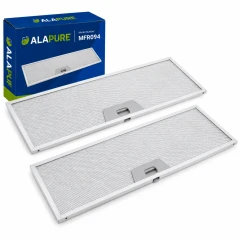Filtre métallique Alapure compatible avec le modèle Juno 50286534008, 137 x 410 mm (2 pièces)