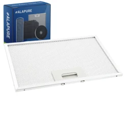 Filtre métallique Alapure compatible avec le modèle AEG 80877228, 182 x 284 mm
