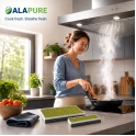 Alapure HFK8701 Compatible avec Constructa CleanAir Plus 11041790 / DWZ0AK0A0 Filtre à charbon