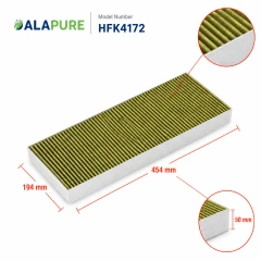 Filtre à charbon Alapure CleanAir Plus compatible avec le modèle Siemens 17004086 / LZ11IXB16