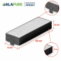 Filtre acoustique Alapure compatible avec Siemens 17004801 / HEZ9VEDU0