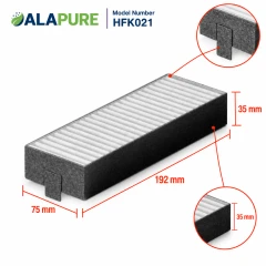 Filtre acoustique Alapure compatible avec Siemens 17004801 / HEZ9VEDU0