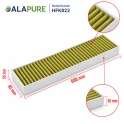 Filtre Alapure CleanAir compatible avec le modèle Bosch HEZ381700 / 17000822