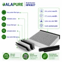 Alapure HFK927 Compatible avec Balay CleanAir 17006795 / DWZ0DX0A0 / 11022296 Filtre à charbon