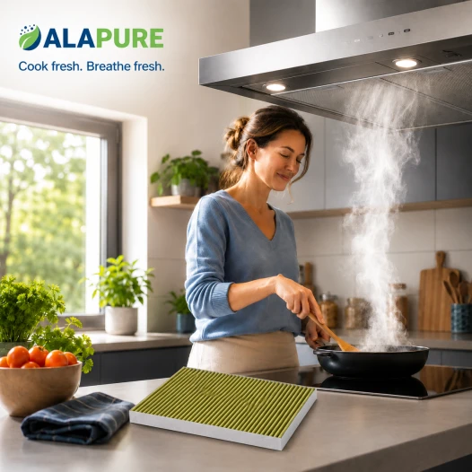 Filtre à charbon Alapure CleanAir Plus compatible avec Gaggenau 11034226 / 17004037 / AA200121 (3 pièces)