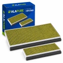 Filtre à charbon Alapure CleanAir Plus compatible avec Neff 11042136 / 17005406 / Z51AFB1X6 (lot)