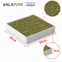 Filtre à charbon Alapure Longlife compatible avec les modèles Oranier P220 / AFP220