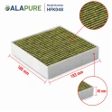 Filtre à charbon actif HEPA Alapure compatible avec le modèle Elica KIT0176157