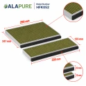 Alapure Cleanair Plus compatible avec Siemens 17008358 / LZ11KKB16 (2 pièces)