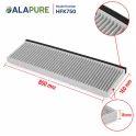 Filtre à charbon Alapure CleanAir compatible avec Siemens 17006774 / LZ16IBB14
