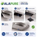 Filtre à charbon Alapure compatible avec le modèle Franke 1120016757