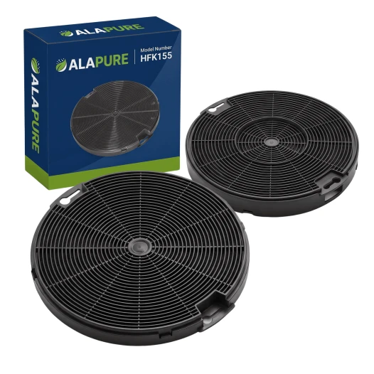 Filtre à charbon Alapure compatible avec Pelgrim KF27 / 724648 / ACC931 (lot de 2)