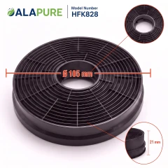 Filtre à charbon Alapure compatible avec le filtre à charbon Candy 49039463
