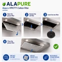Filtre à charbon Alapure compatible avec le filtre à charbon PKM CF155