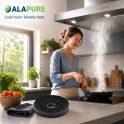 Filtre à charbon Alapure OdourClean compatible avec les modèles Zanussi ZHB62670XA / ZHB92670XA (2 pièces)