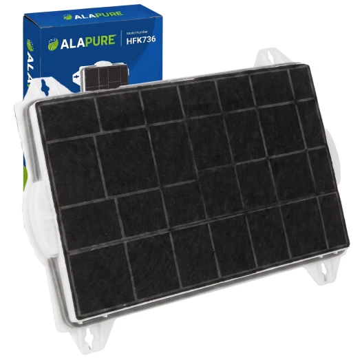 Filtre à charbon Alapure compatible avec le modèle Constructa 00460736 / 460736