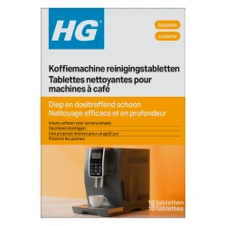 Pastilles nettoyantes universelles HG pour machines à café