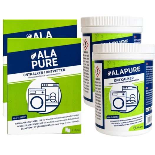 Nettoyant et détartrant rapide Alapure compatible avec les lave-vaisselle Siemens 00312275