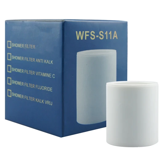 Filtres de douche remplaçables WFS-S11A et WFS-S12B anti-fluorure