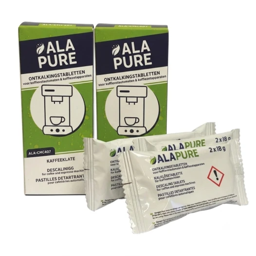 Pastilles détartrantes Alapure adaptées aux modèles Neff 00312454 / 00311893 (12 pièces)