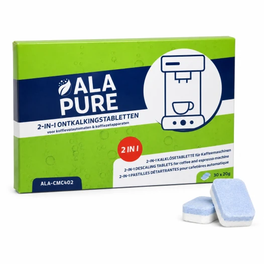 Pastilles détartrantes universelles 2-en-1 Alapure, 20 grammes, ALA-CMC402 (30 pièces)
